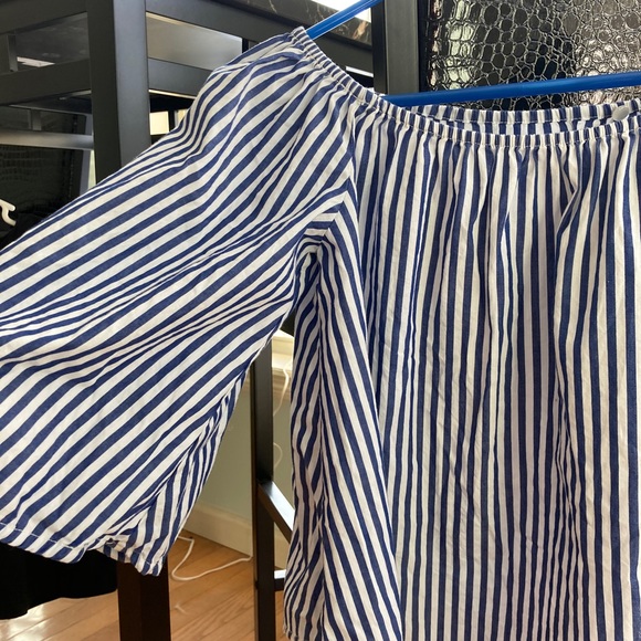 Forever 21 striped off the shoulder top - Picture 5 of 15